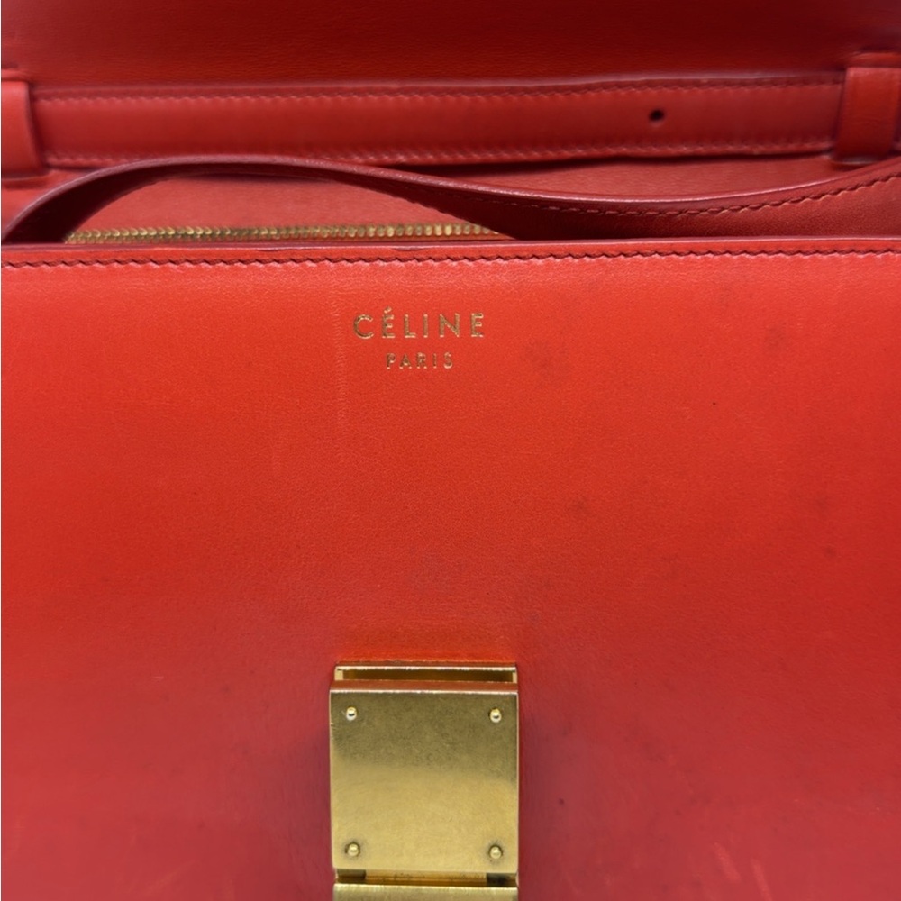 Authentic Celine Classic Box Medium Shoulder Bag - image 2